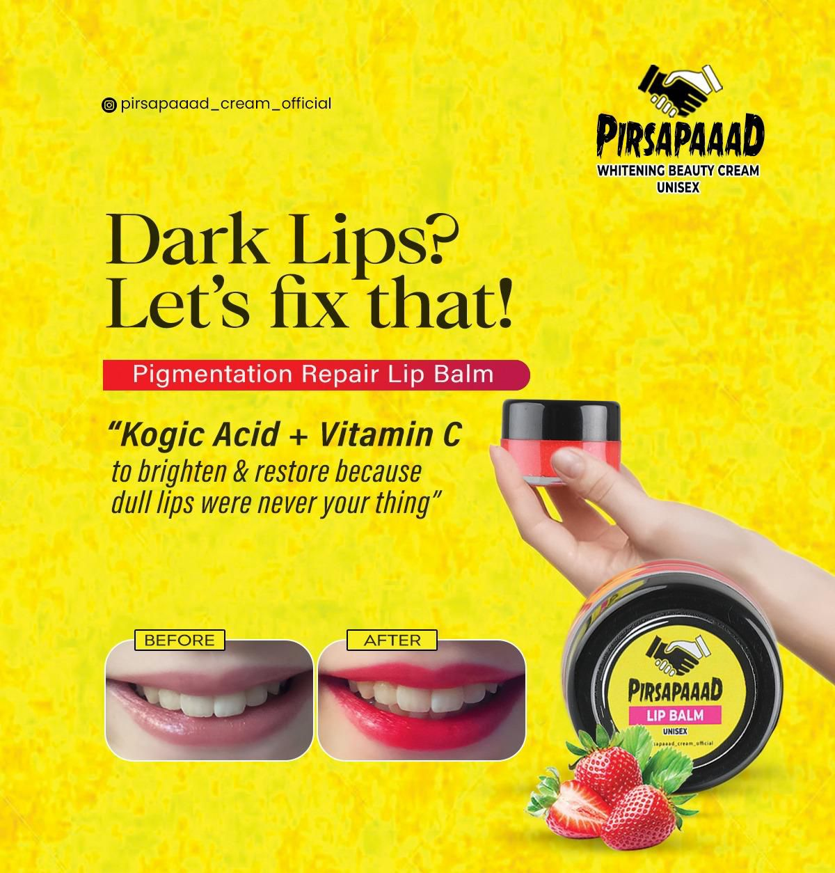 Pirsapaaad Pigmentation Repair Lip Balm 5 gm